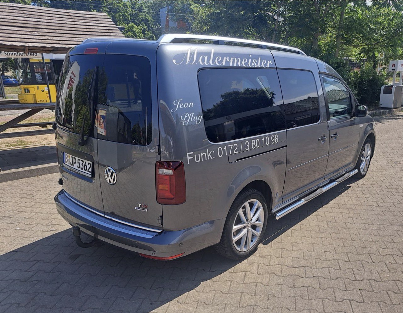 Maler bei der Arbeit